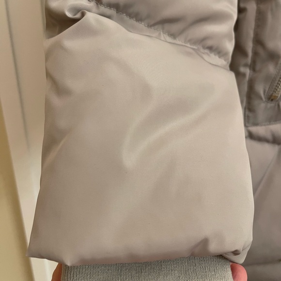 🌸PERF🌸 Sam Edelman puffer ~ size S (fits like a M) - light grey - Picture 5 of 6